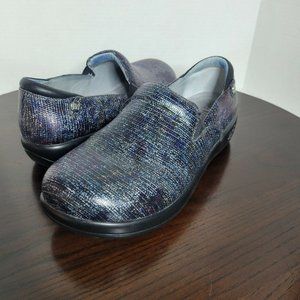 Alegria Keli US 9 EU 39 Glimmer Glam Leather Comfort Clogs Womens Shoes Comfort